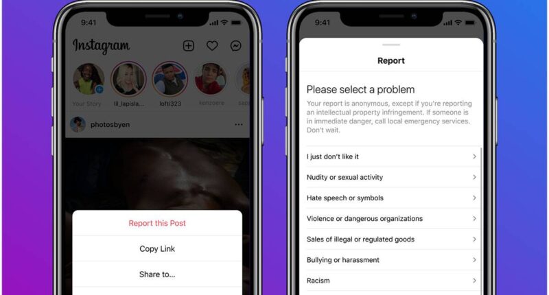 Instagram will show ‘potential’ hate speech lower down in your Feed, Stories